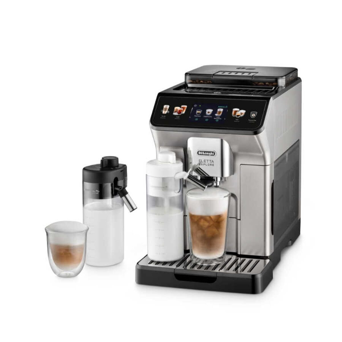 De’Longhi ECAM450.65 Eletta Explore Bean-to-Cup Fully Automatic Coffee Machine, Cold Brew Technology, 50+ Hot & Cold  15 Bar