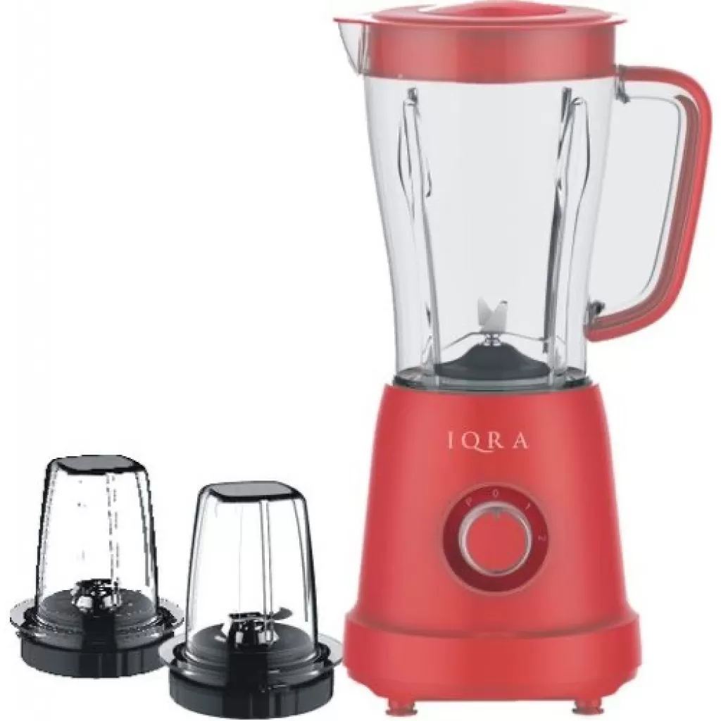 IQRA 3-in-1 Multi Blender, 1.5 Liter Jar, 500 Watts