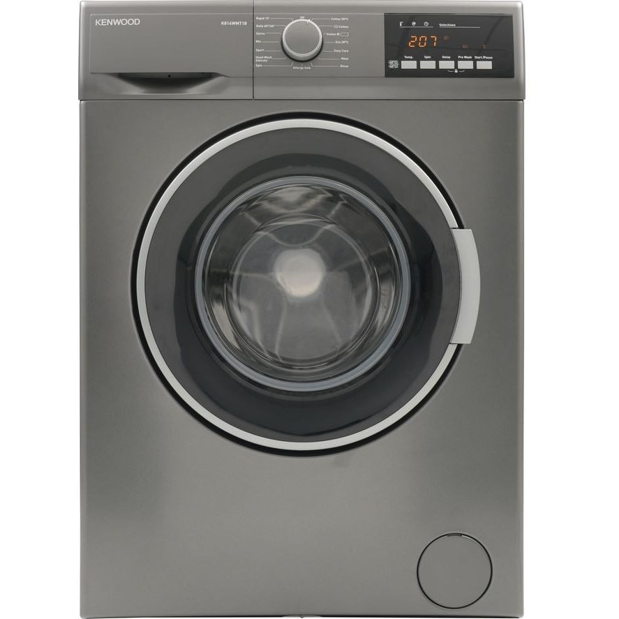 Kenwood 8kg Front Load Washing Machine w/ Rapid Wash, 15 Wash Programs, Delay Timer, Energy Class A+++, WMM08